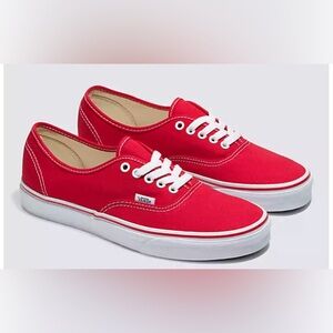 Red VANS sneakers